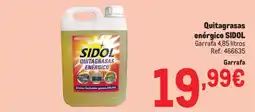 Makro SIDOL Quitagrasas enérgico oferta