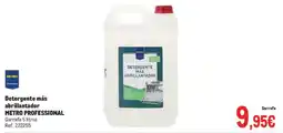 Makro METRO PROFESSIONAL Detergente más abrillantador oferta