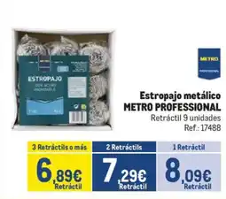 Makro METRO PROFESSIONAL Estropajo metálico oferta