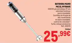 Makro Batidora mano pie xl mywave oferta