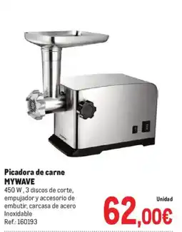 Makro MYWAVE Picadora de carne oferta