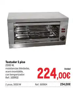 Makro Tostador 1 piso oferta
