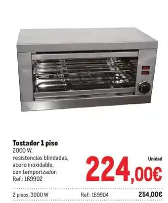 Makro Tostador 1 piso oferta