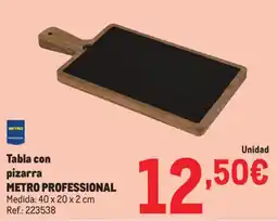 Makro METRO PROFESSIONAL Tabla con pizarra oferta