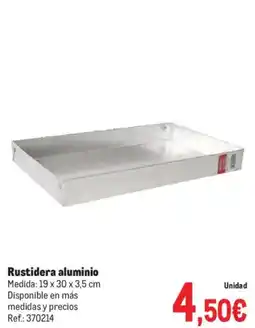 Makro Rustidera aluminio oferta