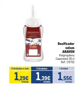 Makro ARAVEN Dosificador araven salsas oferta