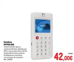 Makro MYPOS GO2 Datáfono oferta