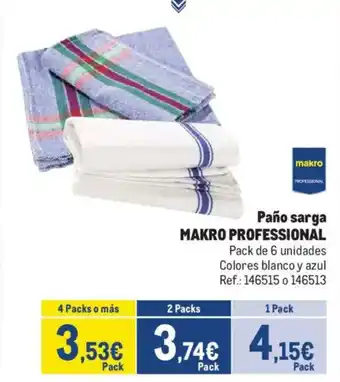 Makro MAKRO PROFESSIONAL Paño sarga oferta