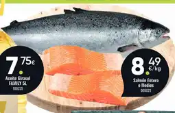 Family Cash Salmón Entero o Medios oferta