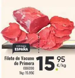 Family Cash Filete de Vacuno de Primera oferta