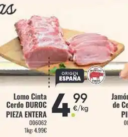 Family Cash PIEZA ENTERA Lomo Cinta Cerdo oferta