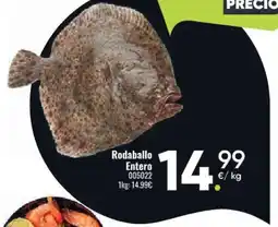 Family Cash Rodaballo Entero oferta