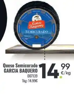 Family Cash GARCIA BAQUERO Queso Semicurado oferta