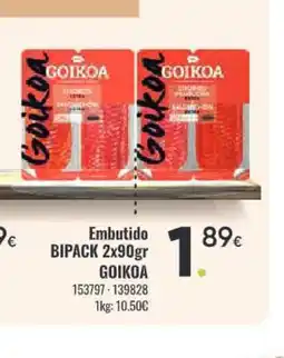 Family Cash GOIKOA Embutido oferta