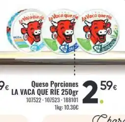 Family Cash LA VACA QUE RIE Queso Porciones oferta