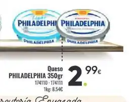 Family Cash PHILADELPHIA Queso oferta