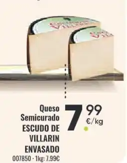 Family Cash ESCUDO DE VILLARIN ENVASADO Queso Semicurado oferta