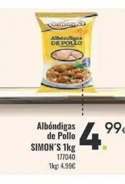 Family Cash SIMON'S Albóndigas de Pollo oferta