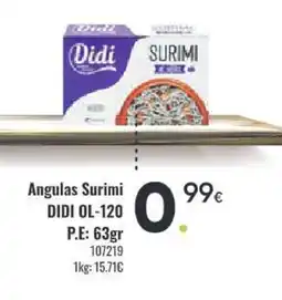 Family Cash DIDI Angulas Surimi oferta