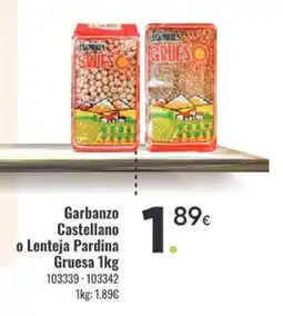 Family Cash Garbanzo Castellano o Lenteja Pardina Gruesa oferta