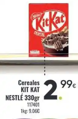 Family Cash KIT KAT NESTLÉ Cereales oferta