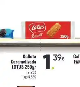 Family Cash LOTUS Galleta Caramelizada oferta