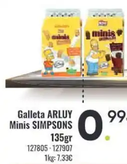 Family Cash ARLUY SIMPSONS Galleta Minis oferta