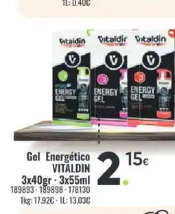 Family Cash VITALDIN Gel Energético oferta
