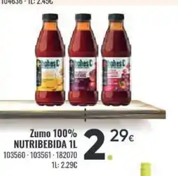 Family Cash NUTRIBEBIDA Zumo 100% oferta