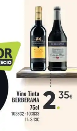 Family Cash BERBERANA Vino Tinto oferta