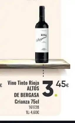 Family Cash ALTOS DE BERGAZA Vino Tinto Rioja oferta