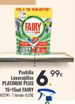 Family Cash FAIRY PLATINUM PLUS Pastilla Lavavajillas oferta