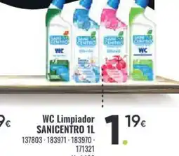 Family Cash SANICENTRO WC Limpiador oferta