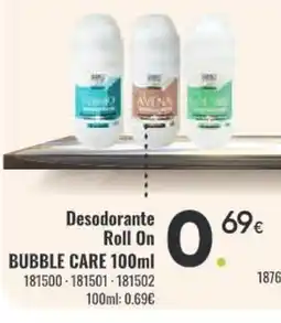 Family Cash BUBBLE CARE Desodorante Roll On oferta