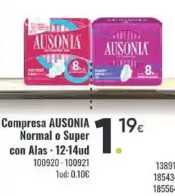 Family Cash AUSONIA Compresa Normal o Super con Alas oferta