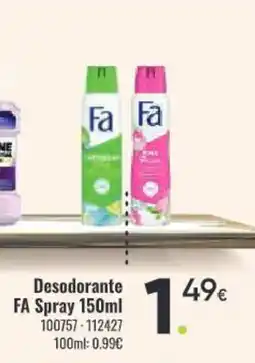 Family Cash FA Desodorante Spray oferta