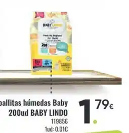 Family Cash BABY LINDO Toallitas húmedas Baby oferta