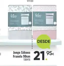 Family Cash Juego Sábana Franela oferta