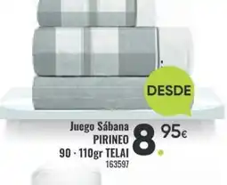 Family Cash TELAI PIRINEO Juego Sábana oferta