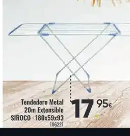 Family Cash SIROCO Tendedero Metal 20m Extensible oferta