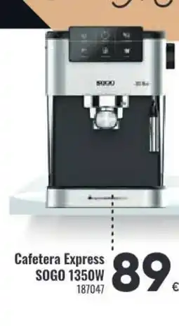 Family Cash SOGO Cafetera Express 1350W oferta