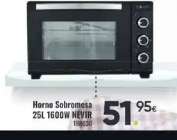 Family Cash NEVIR Horno Sobremesa 1600W oferta