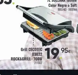 Family Cash CECOTEC Grill oferta