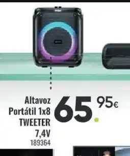 Family Cash TWEETER Altavoz Portátil 1x8 oferta