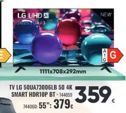 Family Cash LG TV 50UA73006LB 50 4K SMART HDR10P BT oferta