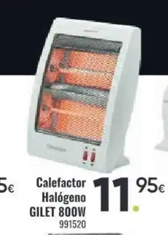 GILET Calefactor Halógeno 800W