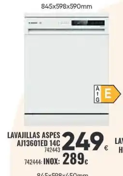 Family Cash ASPES Lavajillas AJI3601ED 14c oferta