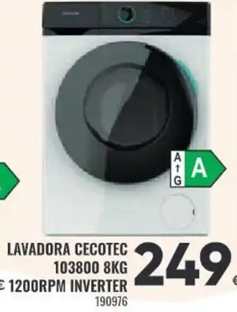 CECOTEC Lavadora 1200RPM inverter