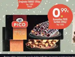 Family Cash PICÓ Barquillos Surtido oferta