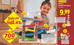 Lidl Playtive Juguetes de madera oferta